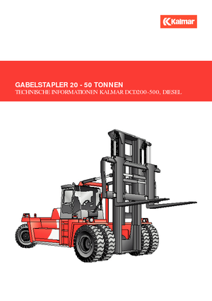 Автонавантажувач дизельний Kalmar DCD220-12LB