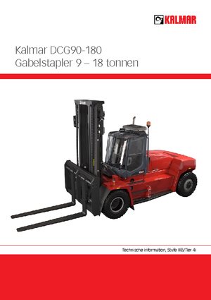 Автонавантажувач дизельний Kalmar DCG 160-9