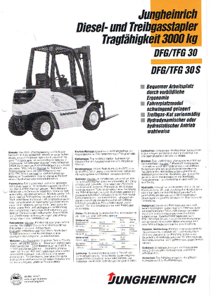 Автонавантажувач дизельний Jungheinrich DFG 30(060TD)