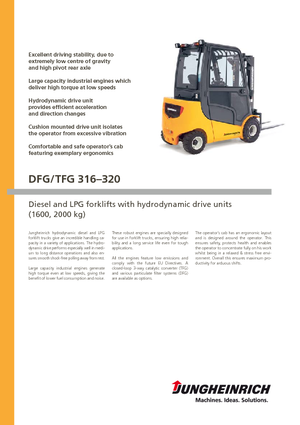 Автонавантажувач дизельний Jungheinrich DFG 320