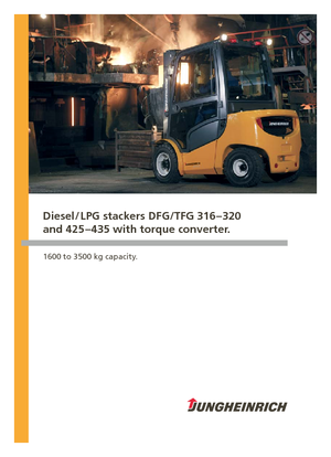 Автонавантажувач дизельний Jungheinrich DFG 320s