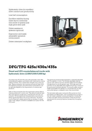 Автонавантажувач дизельний Jungheinrich DFG 430s