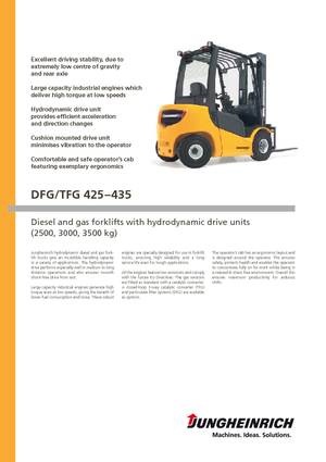 Автонавантажувач дизельний Jungheinrich DFG 425