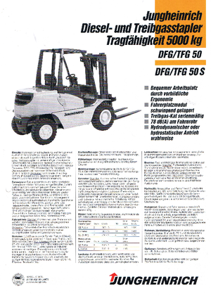 Автонавантажувач дизельний Jungheinrich DFG 50(110HB)