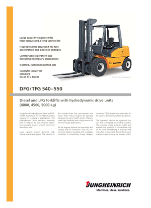 Автонавантажувач дизельний Jungheinrich DFG 540