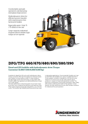 Автонавантажувач дизельний Jungheinrich DFG 690