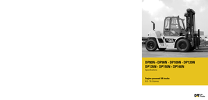 Автонавантажувач дизельний Caterpillar DP150N