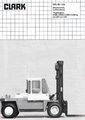 Автонавантажувач дизельний Clark DPL 120