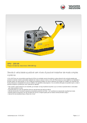 Реверсивні віброплити Wacker DPU 100-70 Le