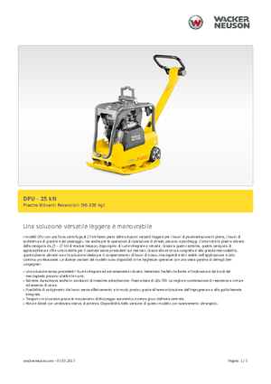Реверсивні віброплити Wacker Neuson DPU 2540H