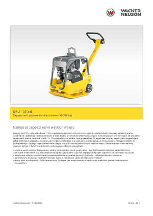 Реверсивні віброплити Wacker Neuson DPU3750Hets