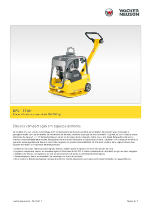 Реверсивні віброплити Wacker Neuson DPU3750Hets