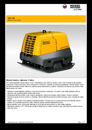 Реверсивні віброплити Wacker Neuson DPU 130 r
