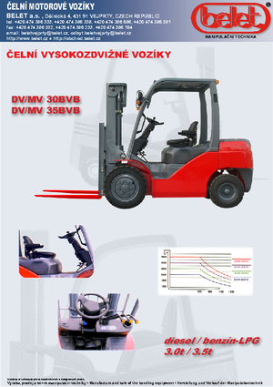 Автонавантажувач дизельний Belet DV 30 BVB