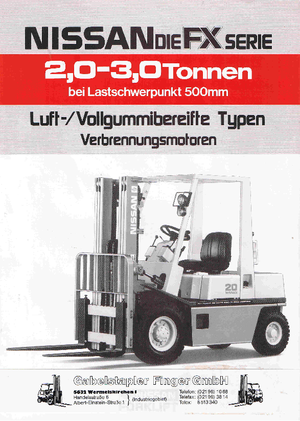 Автонавантажувач дизельний Nissan EH 02 F 25 U