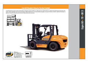 Автонавантажувач дизельний OMG Ergos 70 D