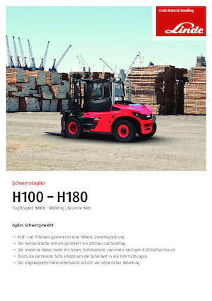 Дизельні вибухозахищені навантажувачі Linde H100/1200