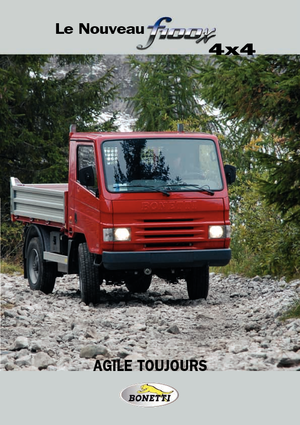Муніципальний багатофункціональний транспортний засіб Дизель Bonetti F 100 X