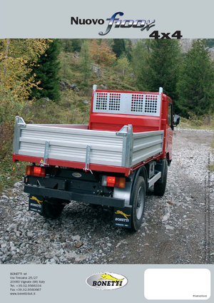 Муніципальний багатофункціональний транспортний засіб Дизель Bonetti F 100 X