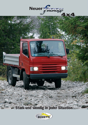 Муніципальний багатофункціональний транспортний засіб Дизель Bonetti F 100 X