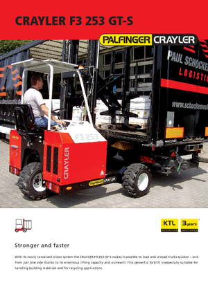 Дизельні вилкові навантажувачі Palfinger F3 253 GT-S