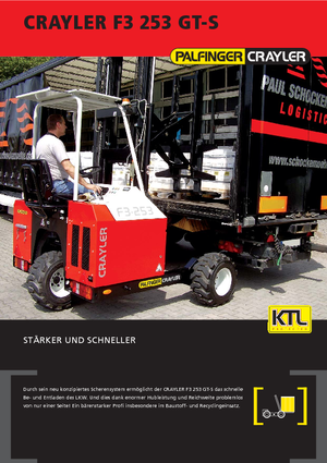 Дизельні вилкові навантажувачі Palfinger F3 253 GT-S