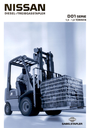 Автонавантажувач дизельний Nissan FD 01 A 18 Q