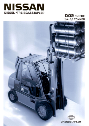 Автонавантажувач дизельний Nissan FGD 02 A 30 Q