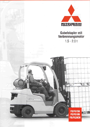 Автонавантажувач дизельний Mitsubishi FD20CN