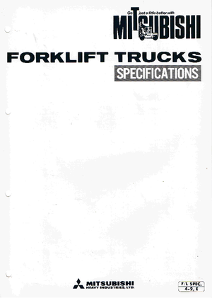 Автонавантажувач дизельний Mitsubishi FD 30 T