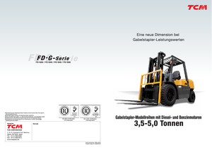 Автонавантажувач дизельний TCM FD 35 T 2