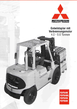 Автонавантажувач дизельний Mitsubishi FD 50 K