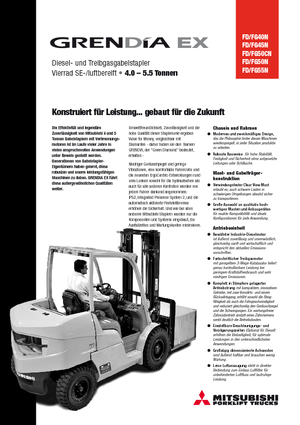 Автонавантажувач дизельний Mitsubishi FD 50 CN