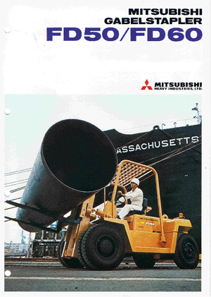 Автонавантажувач дизельний Mitsubishi FD 50 CT