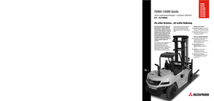 Автонавантажувач дизельний Mitsubishi FD100N