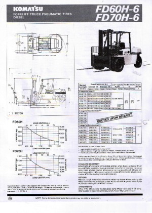 Автонавантажувач дизельний Komatsu FD 70-6