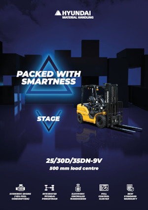 Автонавантажувач дизельний Hyundai 35DN-9V