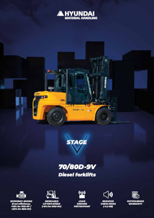 Автонавантажувач дизельний Hyundai 70D-9V