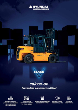 Автонавантажувач дизельний Hyundai 70D-9V