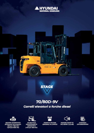 Автонавантажувач дизельний Hyundai 70D-9V