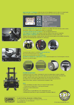 Автонавантажувач дизельний Clark C 80 D 900