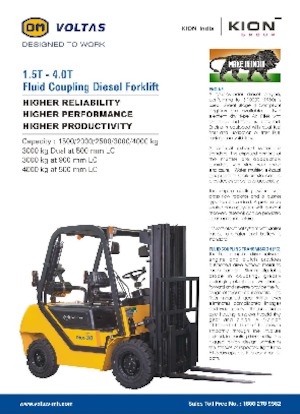 Автонавантажувач дизельний OM DVX 15 FC