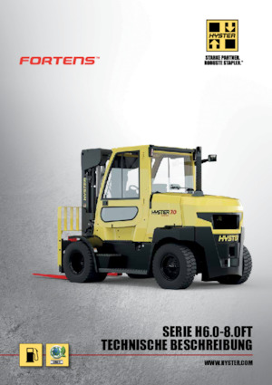 Автонавантажувач дизельний Hyster H7.0FTS 9