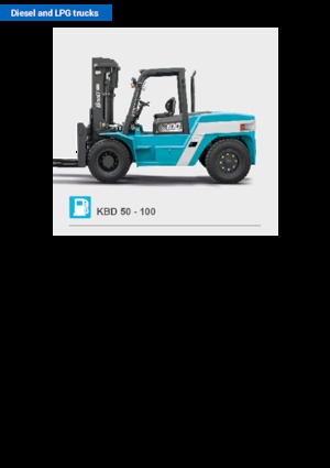 Автонавантажувач дизельний Baoli KBD 100