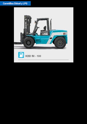 Автонавантажувач дизельний Baoli KBD 100