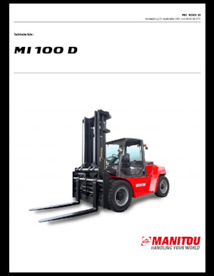 Автонавантажувач дизельний Manitou MI 100 D