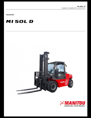 Автонавантажувач дизельний Manitou MI 50 L D