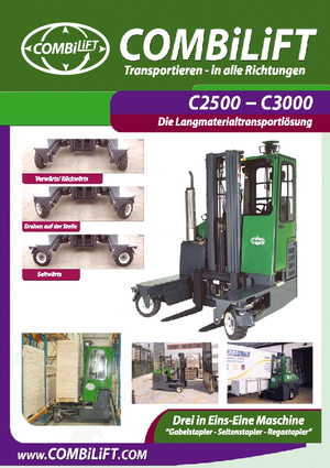 Електричні різноспрямовані навантажувачі Combi-Lift C 3000