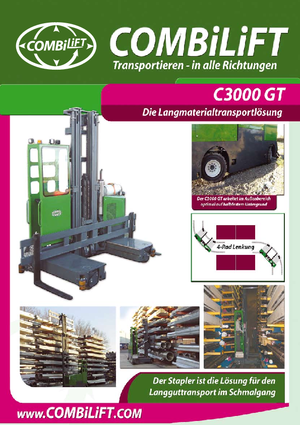 Електричні різноспрямовані навантажувачі Combi-Lift C 3000 GT