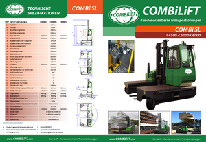 Дизельні бокові завантажувачі Combi-Lift C 6000 SL